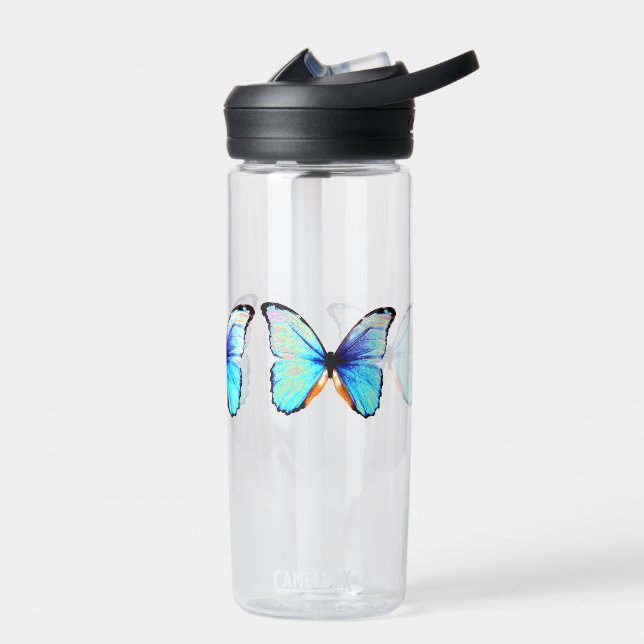 Blauer Schmetterling Trinkflasche (Links)