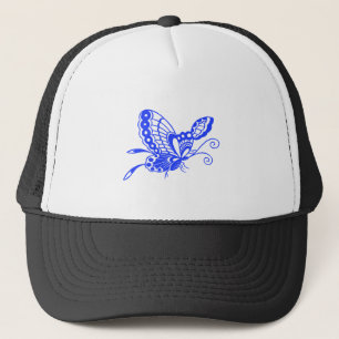 Blauer Schmetterling Truckerkappe