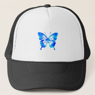 Blauer Schmetterling Truckerkappe