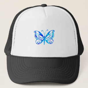 Blauer Schmetterling Truckerkappe
