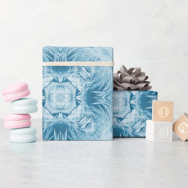 Blauer Schnee 099 2023 Geschenkpapier (Babyparty)