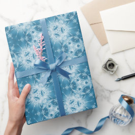 Blauer Schnee 102 2023 Geschenkpapier