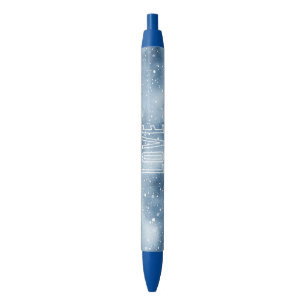 Blauer Schnee Kugelschreiber