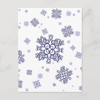 Blauer Schnee Postkarte