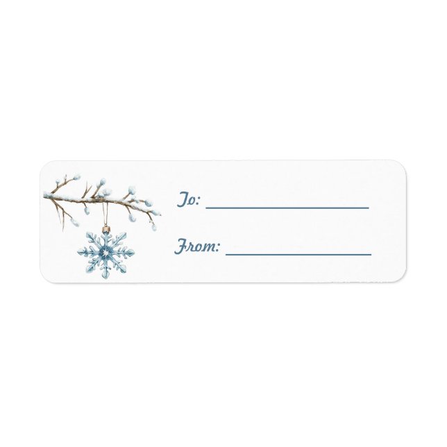 Blauer Schneeblatt-Baum Weihnachten  (Vorne)