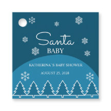 Blauer Schneeflocken Weihnachtsanfang Anhänger Bab