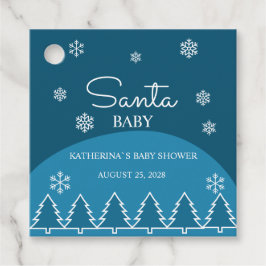 Blauer Schneeflocken Weihnachtsanfang Anhänger Bab