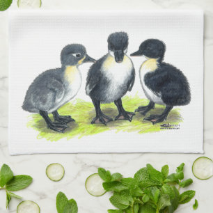 Blauer schwedischer Ducklings Küchentuch