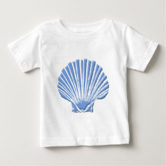 Blauer Seashell Baby T-shirt