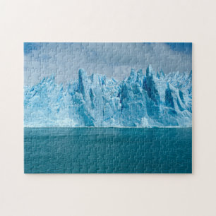 Blauer See, Eis und Himmel Puzzle