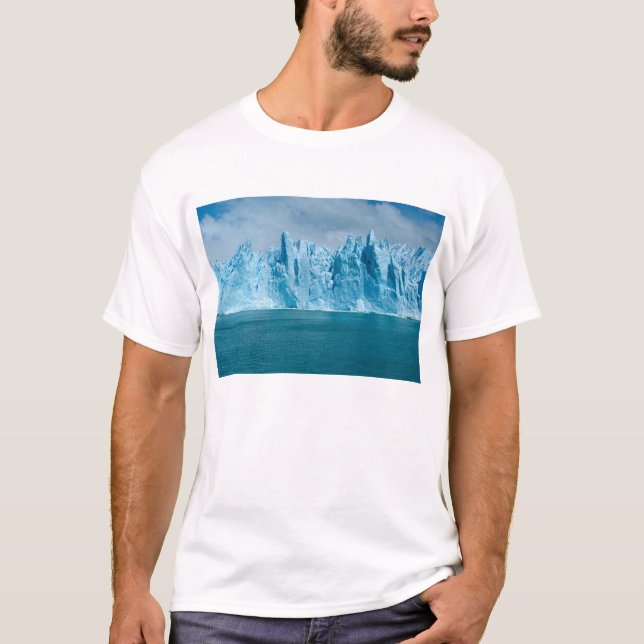 Blauer See, Eis und Himmel T-Shirt (Vorderseite)
