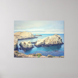 Blauer See Leinwanddruck