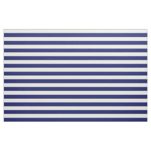 Blauer Seglerstreifen (mittlere Skalierung) Stoff