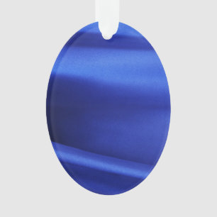 Blauer Seidenstoff Abstrakt Ornament