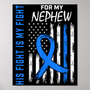 Blauer sein Kampf ist mein Kampf gegen Diabetes Be Poster
