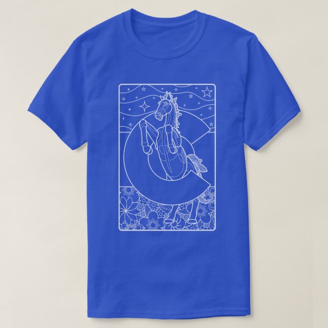 Blauer Senf T-Shirt (Design vorne)