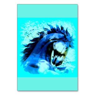 Blauer Senfhengst Tischnummer