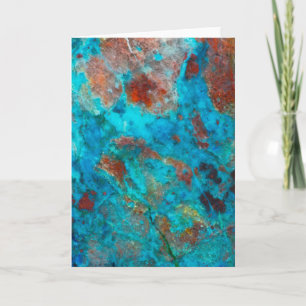 Blauer Shattuckit Karte