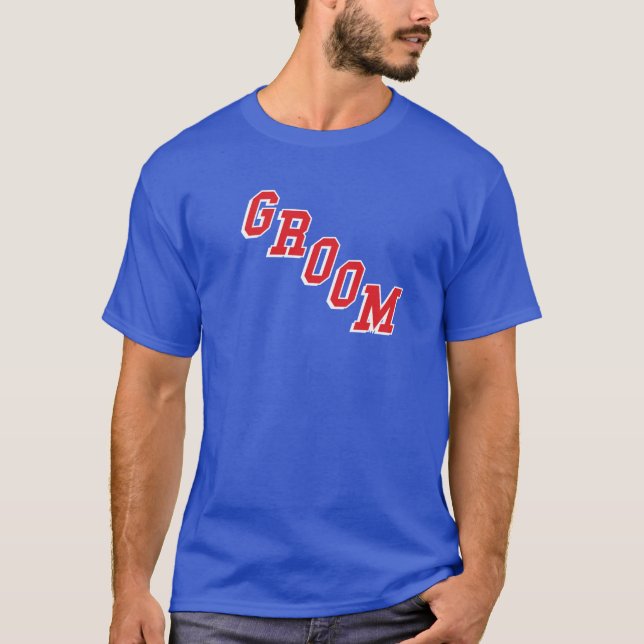 Blauer Shirt Groom! (Vorderseite)