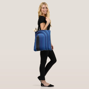 Blauer Skeet Multiprint Tasche, Tasche Schulter