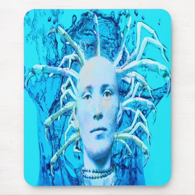 Blauer Skorpion Mousepad (Vorne)