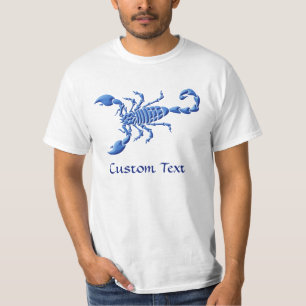 Blauer Skorpion T-Shirt