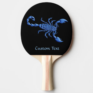 Blauer Skorpion Tischtennis Schläger