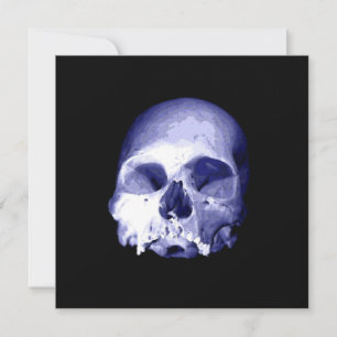 Blauer Skull