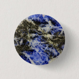 Blauer Sodalith Button
