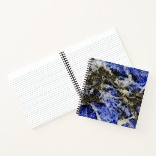 Blauer Sodalith Notizbuch