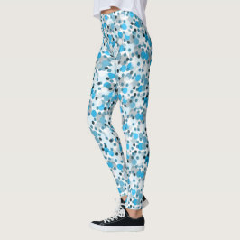 Blauer Sommerblase Leggings