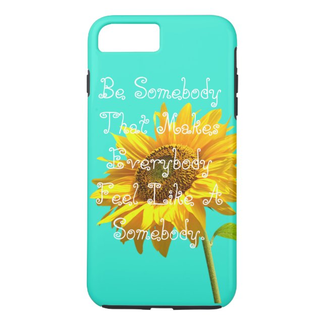 Blauer Sonnenblume Telefonkasten Case-Mate iPhone Hülle (Rückseite)