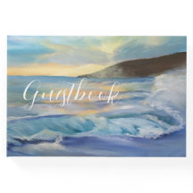 Blauer Sonnenuntergang am Strand