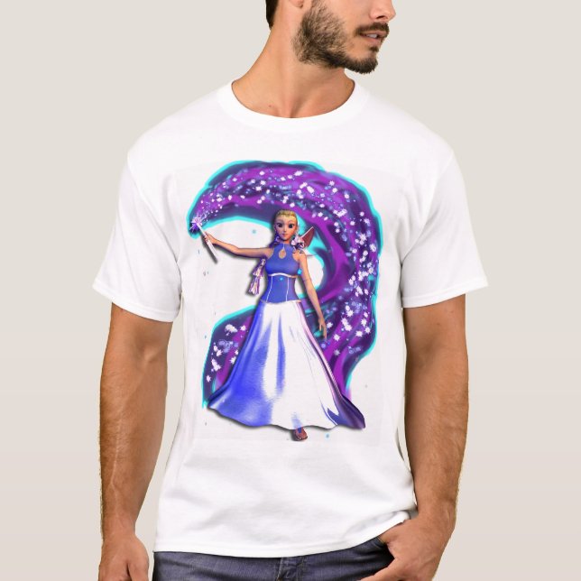 Blauer Sorceress T-Shirt (Vorderseite)