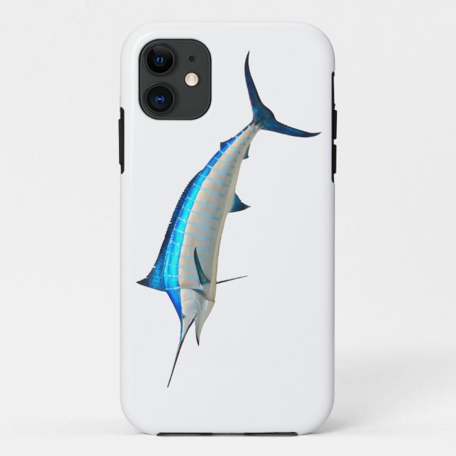 Blauer Speerfisch Case-Mate iPhone Hülle (Rückseite)