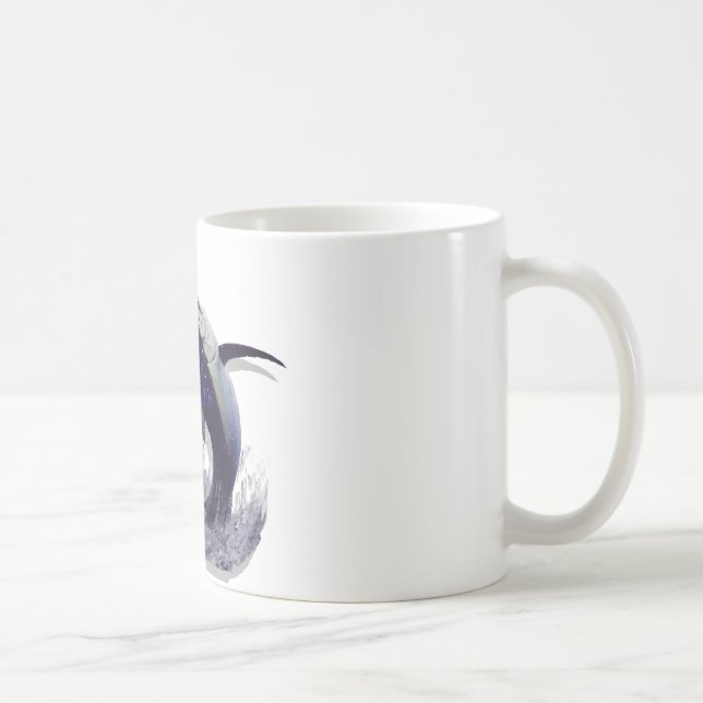 blauer Speerfisch Tasse (Rechts)