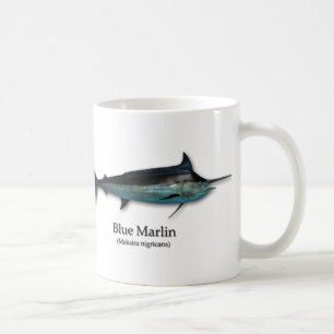 Blauer Speerfisch Tasse