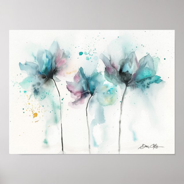 Blauer Spieß Poster (Vorne)