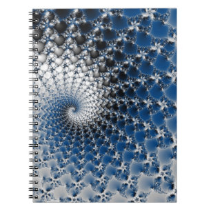 Blauer Spiral Notizblock