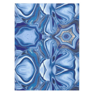 Blauer Spitzen Agate Stein Tischdecke