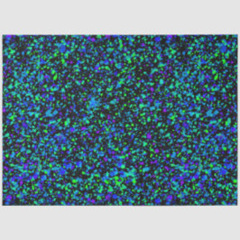 Blauer Spritzer - Gewebepapier Seidenpapier