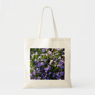 Blauer Squill Spring Blumen Tragetasche