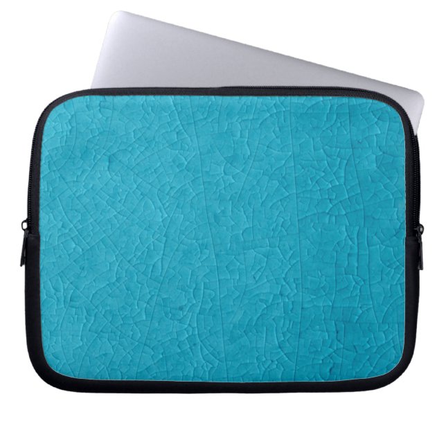 Blauer Stein Laptopschutzhülle (Vorderseite)