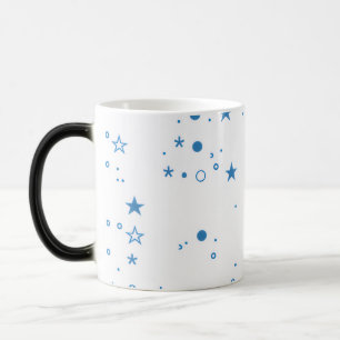 Blauer Stern Becher, Sternennacht Kaffeetasse, Him Verwandlungstasse