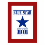 Blauer Stern-Mama-Militär<br><div class="desc">Blauer Stern-Mama. Militärfamilienunterstützung für die Söhne und Töchter, die in den Staat-bewaffnete Kräfte, z.Z. entfaltet dienen oder, wer Veterane des Militärdienstes sind. Blauer Stern auf Feld von Weiß mit roter Grenze.</div>