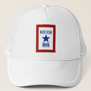 Blauer Stern-Mama-Militär Truckerkappe