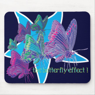 BLAUER STERN-MAUSUNTERLAGE MOUSEPAD