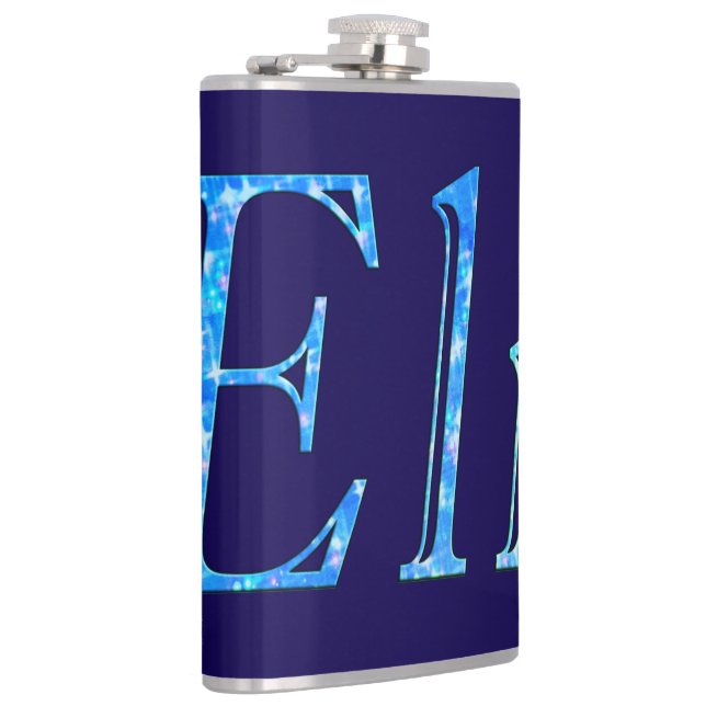 Blauer Sternen-Eli-Name, Flachmann (Rechts)