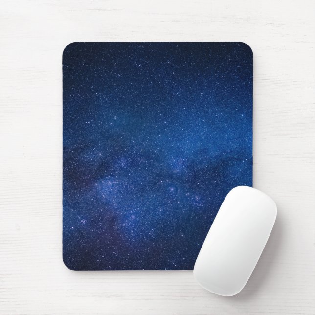 Blauer Sternenhimmel | Zazzle_Growshop. Mousepad (Mit Mouse)