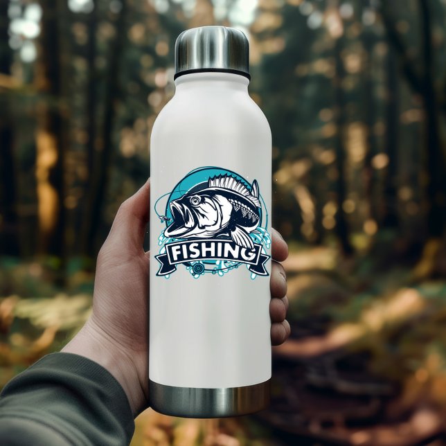 Blauer Sticker | Die Aufkleber (Bass Fishing Vinyl Sticker | Die-Cut Sticker)